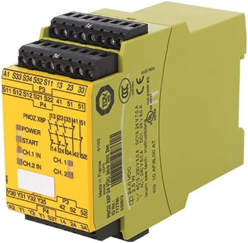 PNOZ X8P C 24VDC 787760 Safety Relay Sealed in Box 1 Year Warranty in Saudi Arabia