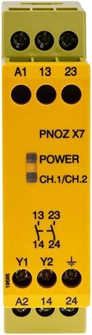 PNOZ X7 240VAC 774057 Safety Relay Sealed in Box 1 Year Warranty in Saudi Arabia