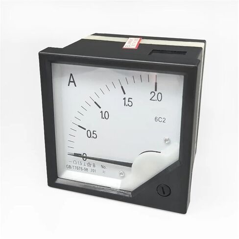 6C2 DC0-2A النطاق 80x80mm لوحة الأدوات التناظرية amperemeter 1pcs in Kuwait