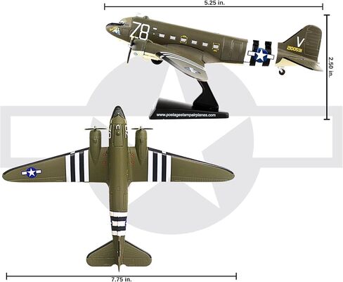 ختم بريدية Tico Belle C47 1/144 من دارون، طائرة in Kuwait