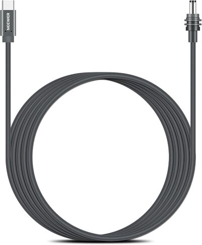 Neewer 100W PD USB C إلى DC Power Cable متوافق مع Starlink Mini ، 10ft/3M 16AWG 20V نوع الإدخال C إلى DC شحن كابل 100 واط+ PD PRDCHERCHORRAINPROOP مقاومة للماء ، NC013 in Kuwait