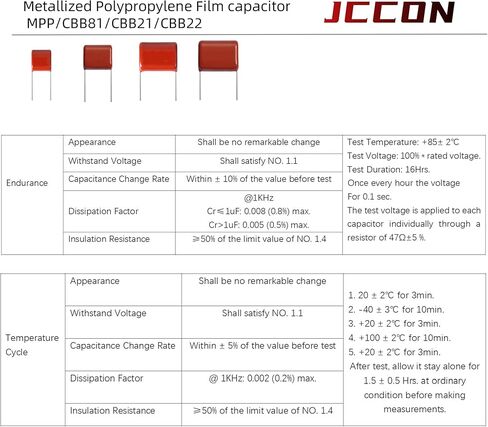 20 عبوة 630V 104J جودة مميزة المكثفات الأفلام البولي بروبيلين المعدنية ، P10 CBB21/CBB22 100000PF 100NF 0.1UF MPP CAPS مع أداء فائق in Kuwait