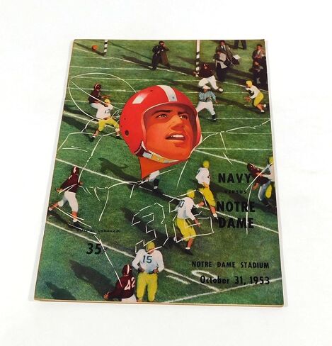1953 at Notre Dame College Football Program 10-31-53 - College Programs in Saudi Arabia