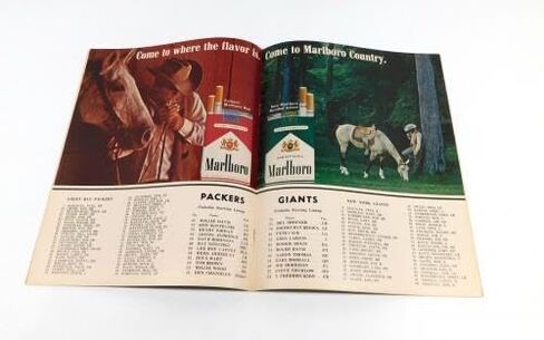 1966 New York Giants at Bay Packers NFL Football Program 9-3-66 - NFL Programs in Saudi Arabia