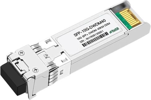 10G SFP+DWDM wavelength Splitting Module 10G Single-Mode Dual Fiber 40KM widely Compatible with switches(40KM) in Saudi Arabia