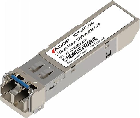 SFP 2.5G 80km Compatible 1550nm 80km DOM LC SMF Transceiver Module in Saudi Arabia