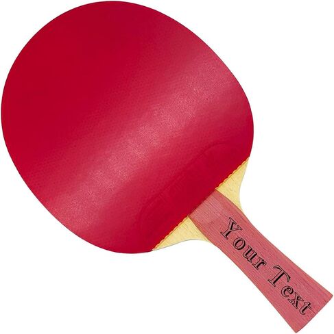 Professional Custom Ping Pong Paddle | Dominate with Our Olympic & Tournament Legal 5-Ply Paddle | Custom Message, Font, & Color | Personalized Ping Pong Paddle | Custom Table Tennis Racket in Kuwait