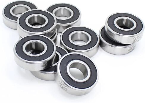 6001-2RS Bearing ABEC-5 10PCS 12x28x8mm Sealed Deep Groove 60012RS Ball Bearings 6001RS 180101RS in Saudi Arabia