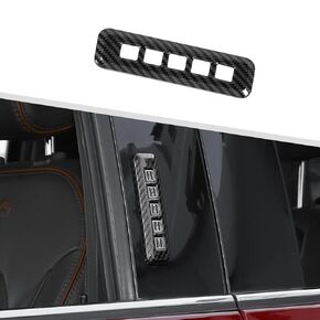 JIMEN متوافق مع Ford F150 2015-2023 ، 1 قطعة رمز باب السيارة غطاء لوحة إدخال بدون مفتاح لوحة مفاتيح لوحة مفاتيح (Chrome) in Kuwait