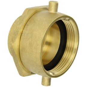 Dixon Valve SF25F20T BRASS FIRE Equipter ، محول دوارة أنثى مع العروة دبوس ، 2-1/2 "NST (NH) أنثى × 2" NPT أنثى in Kuwait