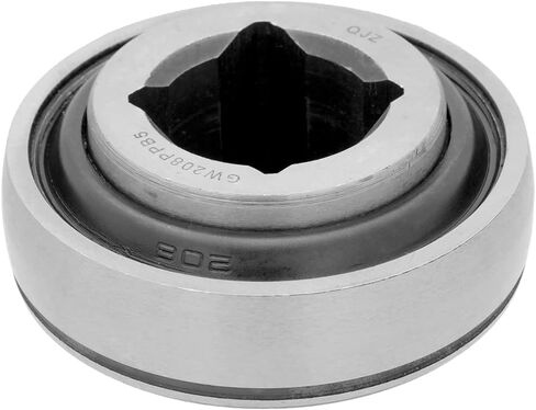 [2-Pack] GW208PPB5 - Agricultural Farm Bearings - Square Bore: 1.25" | 31.75 mm - OD: 3.1496" | 80 mm - Width: 1.4375" | 36.512 mm - Triple Lip Seals - Heavy Duty Disc Harrow Bearings - Relubricable in Saudi Arabia
