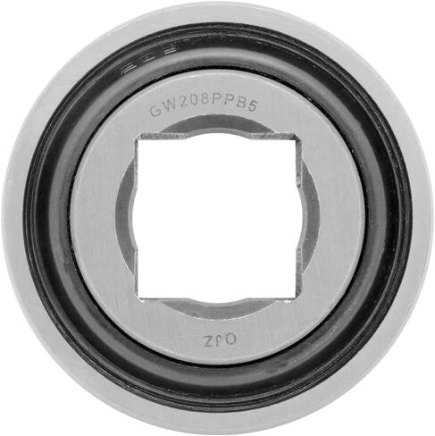 [2-Pack] GW208PPB5 - Agricultural Farm Bearings - Square Bore: 1.25" | 31.75 mm - OD: 3.1496" | 80 mm - Width: 1.4375" | 36.512 mm - Triple Lip Seals - Heavy Duty Disc Harrow Bearings - Relubricable in Saudi Arabia