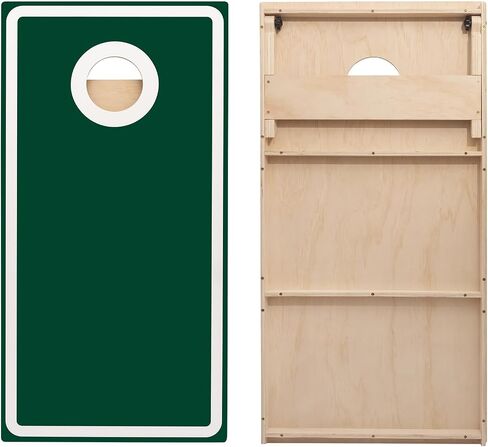 مجموعة لوحات Cornhole - لا ترتد ، حجم التنظيم 4 × 2 قدم ، مصنوعة من 1/2 بوصة من خشب الصنوبر ، الطباعة الأشعة فوق البنفسجية تشمل 8 أكياس الفول ولوحات كورنول ، مثالية للألعاب والتجمعات في الهواء الطلق in Saudi Arabia