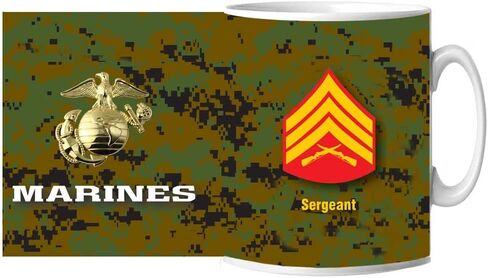Mitchell Proffitt Marine Corps USMC Sergeant Ceramic Mug 15 oz in Saudi Arabia