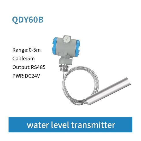 QDE60B RS485 إخراج ارتفاع درجة حرارة الديزل هيدروستاتيكي مستشعر خزان الوقود مستشعر مستشعر مستشعر مستشعر الغرض (5M النطاق RS485) in Saudi Arabia