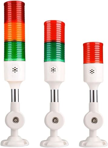 24V LED Indicator Lights Indutstrial Signal Alarm Light Machine Tool Equipment Buzzer Tower Lamp (2-Layer) in Kuwait