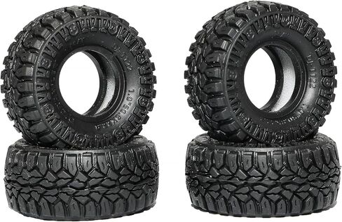 DJCRAWLER 1.0 بوصة فائقة الإطارات لزجة ناعمة 62 * 20.5 مم ل SCX24 محوري FMS FCX24 1/18 TRX4M 1/24 RC Crawler Wheel Upgrade in Saudi Arabia