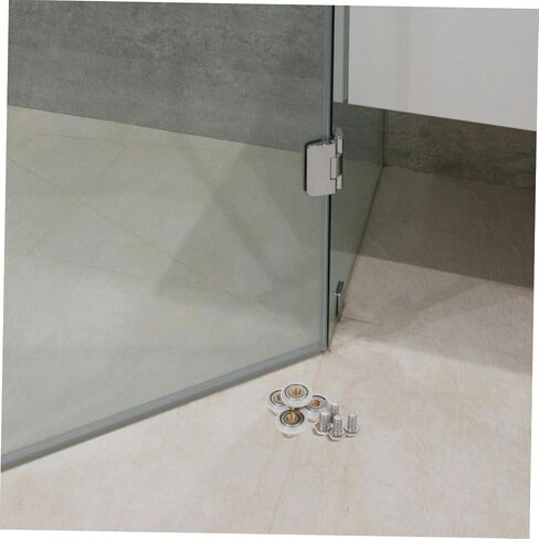 Amosfun 4pcs بكرات باب دش صامت بكرات الباب الزجاجي للتشغيل لعملية ناعمة تناسب الحمامات عجلات الاستحمام للوصول بسهولة in Saudi Arabia