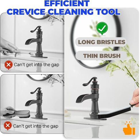 10 Pack Crevice Cleaning Brush Set,Hard Bristle Crevice Cleaning Brush,Wire Brushes and Straw Brush,Crevice Cleaning Tool for Kitchen, Faucets，Grout,Bathroom, Corners, Tight Spaces,Sink and Gas Stove in Saudi Arabia