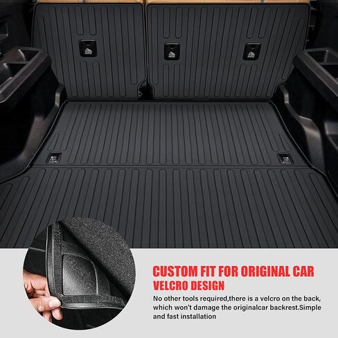 Floor Mats for 2025 Nissan Kicks S/SV for Trunk Mat with Backrest Mat All Weather Mat TPE Rubber Floor Liner Set Cargo Liner for 2025 Nissan Kicks Accessories in Kuwait