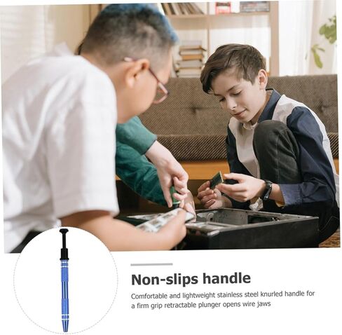 NUOBESTY 3pcs Ic Extraction Tools Chip Clips Electronic Component Grabbers Soldering Extraction Tools Comfortable Handle in Saudi Arabia