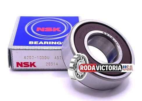 NSK Japan 6202-10-DDU 6202-5/8-2RS NSK Sealed Ball Bearing, 5/8" Bore in Saudi Arabia