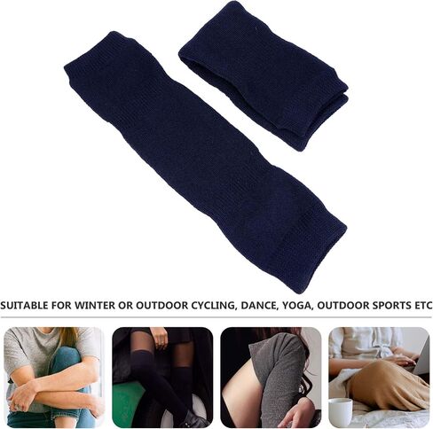 1pair Woolen Knee Sleeve Protector for Warmth and Support for Outdoor Sports and Activities Lightweight Compression Brace for Climbing Hiking and Work in Saudi Arabia