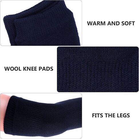 1pair Woolen Knee Sleeve Protector for Warmth and Support for Outdoor Sports and Activities Lightweight Compression Brace for Climbing Hiking and Work in Saudi Arabia