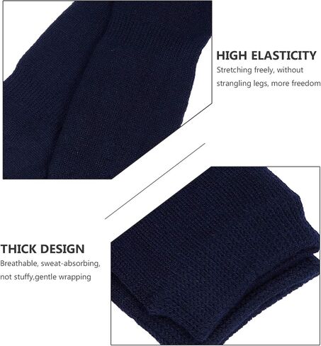 1pair Woolen Knee Sleeve Protector for Warmth and Support for Outdoor Sports and Activities Lightweight Compression Brace for Climbing Hiking and Work in Saudi Arabia