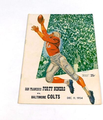 1954 Baltimore Colts at San Francisco 49ers NFL Football Program 12-11-54 - NFL Programs in Saudi Arabia