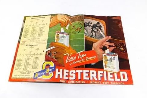 1948 Temple at Syracuse College Football Program 11-6-48 - College Programs in Saudi Arabia