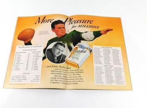 1938 Northwestern vs Notre Dame College Football Program 11-19-38 - College Programs in Saudi Arabia