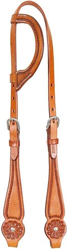 HILASON American Leather Horse One Ear Headstall Working Tack Tan | for Horses Western Headstalls in Saudi Arabia