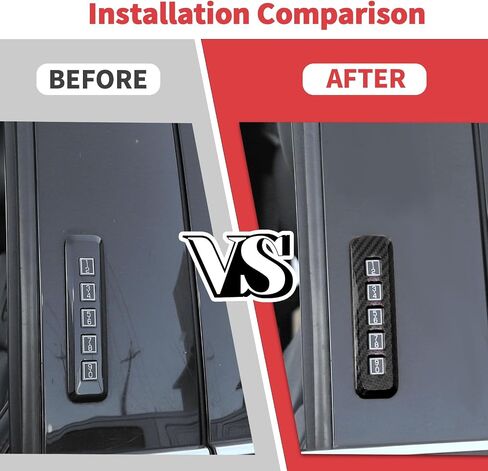 Jimen Compatible with Ford F150 2015-2023, 1 Piece Car Door Code Cover Keyless Entry Number Keypad Trim Sticker (Chrome) in Saudi Arabia