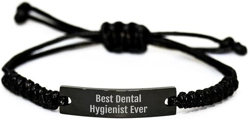 Best Dental Hygienist Ever Rope Bracelet Gifts for Christmas from Friends to Family in Saudi Arabia