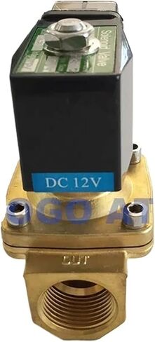 2 way Pneumatic Brass water solenoid valve zero pressure start G3/8" 24V DC Orifice 10mm normal close PU-10 with plug type(AC380V) in Saudi Arabia