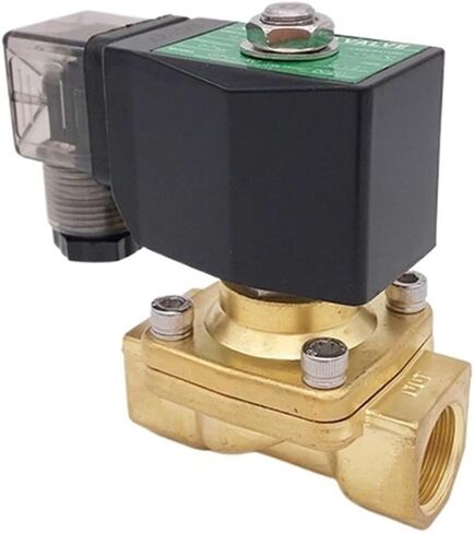 2 way Pneumatic Brass water solenoid valve zero pressure start G3/8" 24V DC Orifice 10mm normal close PU-10 with plug type(AC380V) in Saudi Arabia
