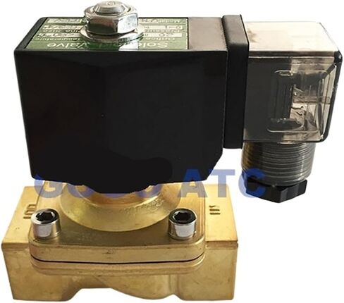 2 way Pneumatic Brass water solenoid valve zero pressure start G3/8" 24V DC Orifice 10mm normal close PU-10 with plug type(AC380V) in Saudi Arabia