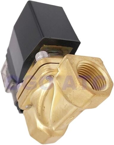 2 way Pneumatic Brass water solenoid valve zero pressure start G3/8" 24V DC Orifice 10mm normal close PU-10 with plug type(AC380V) in Saudi Arabia