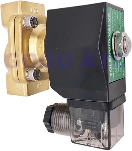 2 way Pneumatic Brass water solenoid valve zero pressure start G3/8" 24V DC Orifice 10mm normal close PU-10 with plug type(AC380V) in Saudi Arabia