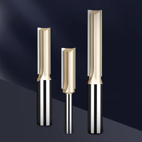 Straight Bit 1/4 1/2 Woodworking Slotting 1 2 Flute Long Blade Bit Tool End Side Work 1Pcs(1-2x1 1-2) in Saudi Arabia