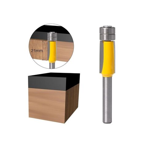 Flush Trim Bit Double Bearing Template Pattern Bit Tungsten Carbide 6MM Shank for Wood 1Pcs in Saudi Arabia