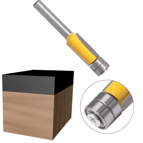 Flush Trim Bit Double Bearing Template Pattern Bit Tungsten Carbide 6MM Shank for Wood 1Pcs in Saudi Arabia