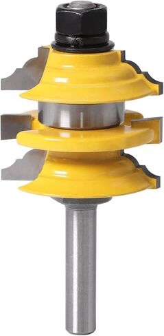 8mm Rail Stile Bit Stacked Wood Tool Woodworking Bits 1Pcs in Saudi Arabia