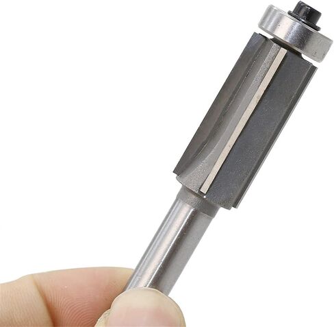 4 Flute Bearing Flush Trim Bit with 8MM Shank 1Pcs in Saudi Arabia