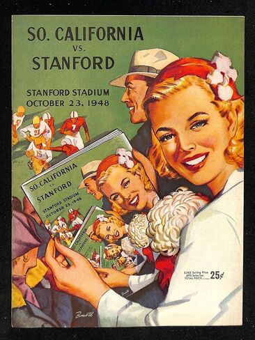 1948 Stanford v USC Football Program 10/23 Stanford Stadium NMT 89082b57 - College Programs in Saudi Arabia