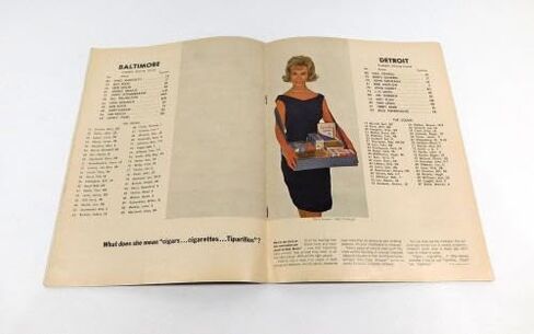 1964 Baltimore Colts at Detroit Lions NFL Football Program 10-25-64 - NFL Programs in Saudi Arabia