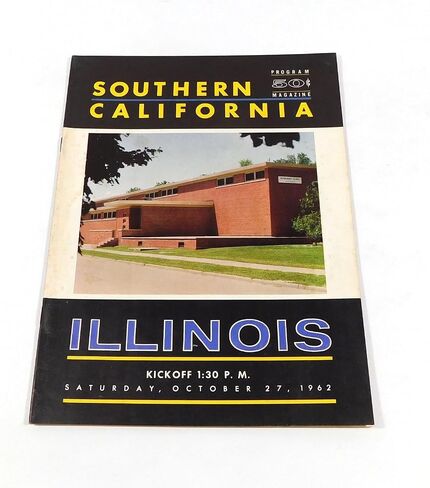 1962 USC at Illinois College Football Program 10-27-62 - College Programs in Saudi Arabia