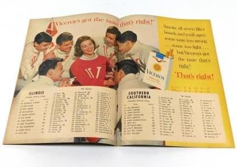 1962 USC at Illinois College Football Program 10-27-62 - College Programs in Saudi Arabia