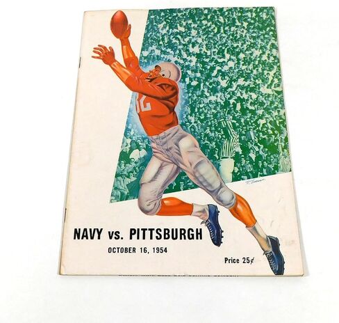 1954 at Pittsburgh College Football Program 10-16-54 - NFL Programs in Saudi Arabia